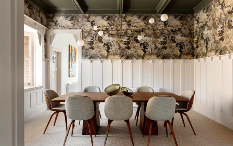 papier peint panoramique salle a manger